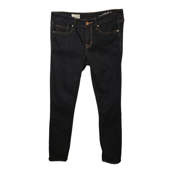 Gap Minimalist Always Skinny Jeans 27s Blue Dark Wash Stretch Capsule Normcore - Picture 1 of 11
